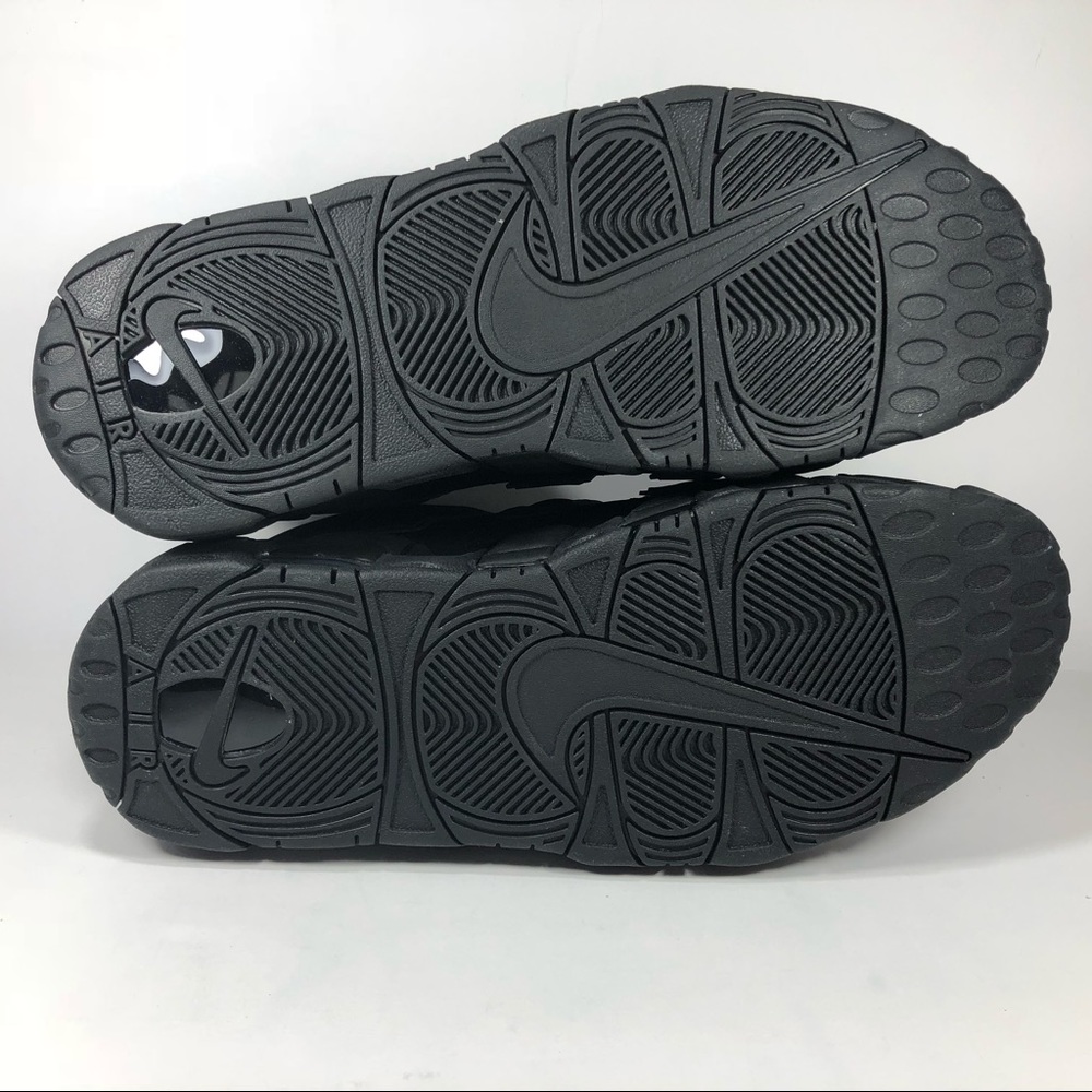 Nike More Uptempo Incognito Triple Black Sneakers - Picture 7 of 8